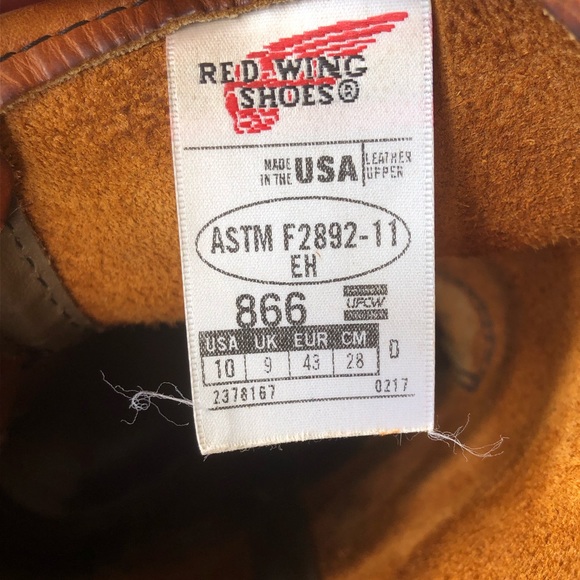 Red Wing Style #866 Men’s 9” Pull-On Boot - Picture 7 of 8